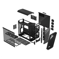 FRACTAL DESIGN skříň Torrent Black TG Light Tint, USB 3.1 Type-C, 2x USB 3.0, bez zdroje, E-ATX