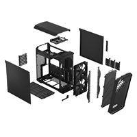 FRACTAL DESIGN skříň Torrent Compact Black Solid, USB 3.1 Type-C, 2x USB 3.0, bez zdroje, E-ATX