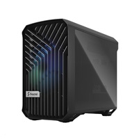 FRACTAL DESIGN skříň Torrent Nano RGB Black TG Light Tint, USB 3.1 Type-C, 2x USB 3.0, bez zdroje, mITX