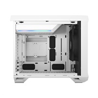 FRACTAL DESIGN skříň Torrent Nano White TG Clear Tint, USB 3.1 Type-C, 2x USB 3.0, bez zdroje, mITX