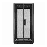 APC Easy Rack 600mm/24U/1000mm, with Roof, Side panel, castors, feet and 4 Brackets, No Bottom, black