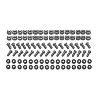 APC EasyRack M6 Hardware Kit, 32sets of M6 cage nuts, nylon washers,slot/phillips screws