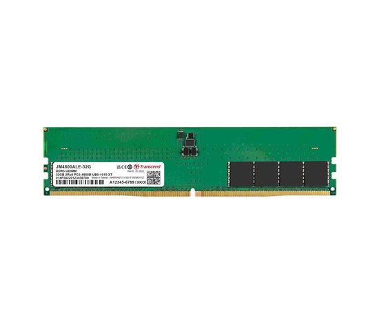 TRANSCEND DIMM DDR5 32GB 4800MHz JM 2Rx8 2Gx8 CL40 1.1V