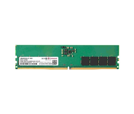 TRANSCEND DIMM DDR5 16GB 4800MHz 1Rx8 2Gx8 CL40 1.1V