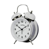 TechnoLine Modell DGW analogový budík, chrom