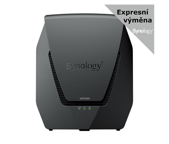 Synology WRX560 MESH WiFi6 router (AX3000,2,4GHz/5GHz,3xGbELAN,1x2,5GbELAN/WAN,1x1GbEWAN,1xUSB3.2)