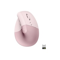Logitech Lift Vertical Ergonomic Mouse for Business, Pink