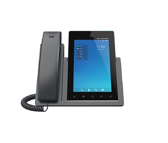 Grandstream GXV3470, IP video-telefon s Androidem 11, 16 linek, 16 SIP účtů, 2MPx CMOS kamera, Wi-Fi, 7" LCD