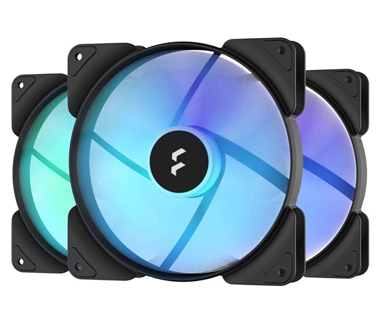 FRACTAL DESIGN ventilátor Aspect 14 RGB Black Frame 3-pack, 140mm