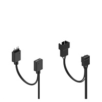 FRACTAL DESIGN ventilátor Aspect 14 RGB PWM Black Frame 3-pack, 140mm