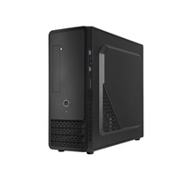 CHIEFTEC skříň UC-03B-OP, mini-ITX, Black, bez zdroje