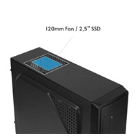 CHIEFTEC skříň UC-03B-OP, mini-ITX, Black, bez zdroje
