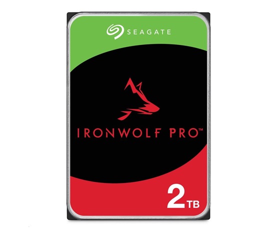 SEAGATE HDD 2TB IRONWOLF PRO (NAS), 3.5", SATAIII, 7200 RPM, Cache 256MB