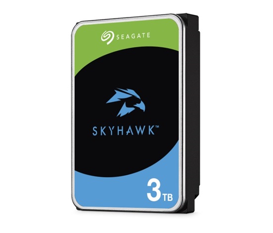 SEAGATE HDD 3TB SKYHAWK, 3.5", SATAIII, 5400 RPM, Cache 256MB