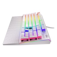 ENDORFY Klávesnice Omnis Pudding Onyx White Brown, Mechanická, USB, ARGB, bílá