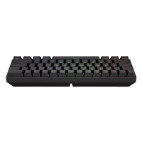 ENDORFY Klávesnice Thock Compact Wireless Red, Mechanická, Bezdrátová, černá