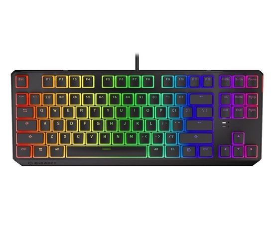 Endorfy herní klávesnice Thock TKL Pudd.Khail BL RGB /USB/ blue sw. / drátová / mechanická / US layout / černá RGB