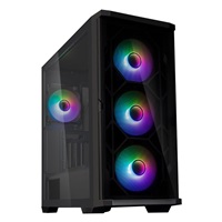 Zalman skříň Z10 Duo / ATX / 4x120 mm ARGB fan / 2xUSB 3.0 / USB-C / tvrzené sklo