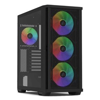 Zalman skříň Z10 Plus / ATX / 4x ARGB fan / 2xUSB 3.0 / USB-C / mesh panel / tvrzené sklo