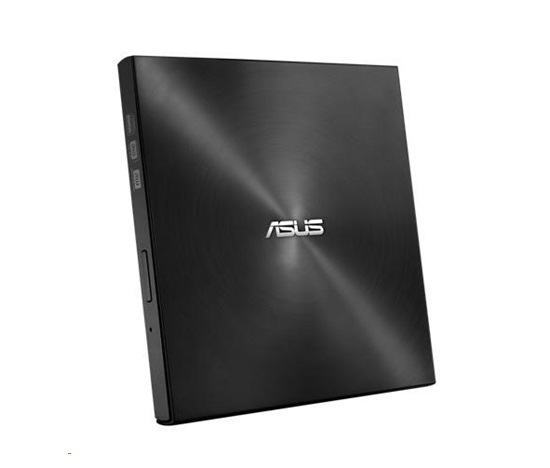 BAZAR - ASUS DVD Writer SDRW-08U7M-U BLACK RETAIL, External Slim DVD-RW, black, USB - Poškozený obal (Komplet)