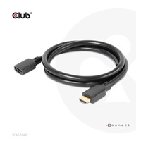 Club3D prodlužovací Ultra rychlý HDMI kabel, 4K120Hz, 8K60Hz, 48Gbps, M/F, 1m, 30 AWG