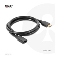 Club3D prodlužovací Ultra rychlý HDMI kabel, 4K120Hz, 8K60Hz, 48Gbps, M/F, 1m, 30 AWG