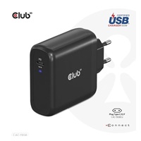 Club3D cestovní nabíječka 100W GAN technologie, USB-IF TID certified, USB Type-C, Power Delivery(PD) 3.0 Support