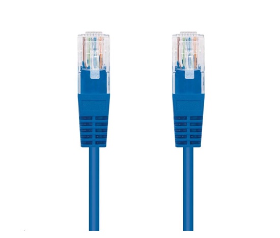 C-TECH kabel patchcord Cat5e, UTP, modrý, 2m