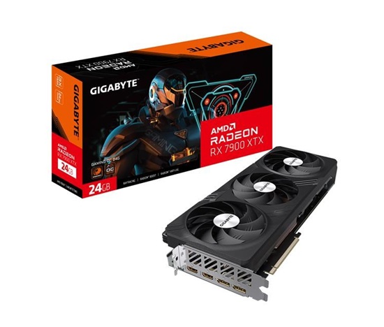 GIGABYTE VGA AMD Radeon RX 7900 XTX GAMING OC 24G, 24G GDDR6, 2xDP, 2xHDMI