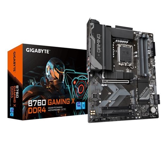 GIGABYTE MB Sc LGA1700 B760 GAMING X DDR4, Intel B760, 4xDDR4, 1xDP, 1xHDMI