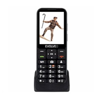 EVOLVEO EasyPhone LT, mobilní telefon pro seniory s nabíjecím stojánkem, černá