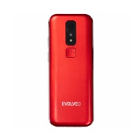 EVOLVEO EasyPhone LT, mobilní telefon pro seniory s nabíjecím stojánkem, červená