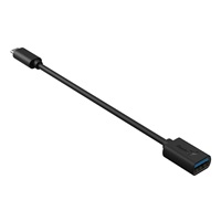 GENIUS ACC-C2AC redukce USB-C na USB-A, černá