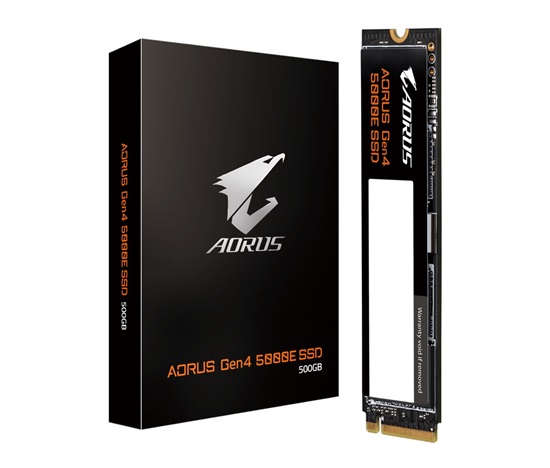 GIGABYTE SSD 500GB AORUS Gen4 5000E SSD, NVMe