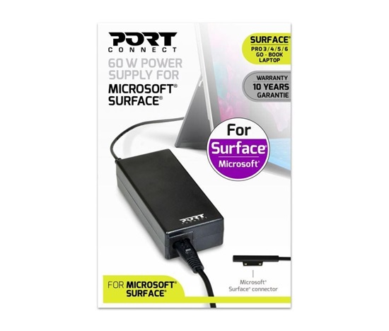 PORT napájecí adaptér k notebooku MICROSOFT SURFACE, 60 W