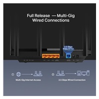 TP-Link Archer AX72 Pro OneMesh/EasyMesh WiFi6 router (AX5400,2,4GHz/5GHz,4xGbELAN,1x2,5GbELAN/WAN,1xUSB3.0)