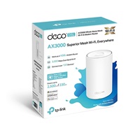 TP-Link Deco X50-DSL WiFi6 Mesh (AX3000,2,4GHz/5GHz,4xGbELAN/WAN,1xDSL Port (VDSL2/ADSL2+/ADSL2/ADSL)