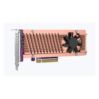 QNAP QM2-2P-384A rozšiřující karta 2xM.2 NVMe 2280/22110 PCIe Gen3x4 pro PC i NAS