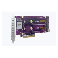 QNAP QM2-2P-384A rozšiřující karta 2xM.2 NVMe 2280/22110 PCIe Gen3x4 pro PC i NAS