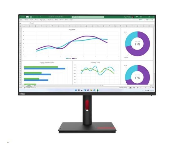 LENOVO LCD ThinkVision T32p-30-31.5"  IPS,matný,16:9,3840x2160,178/178,6ms,350cd,1000:1,HDMI,DP,VESA,PIVOT,3Y