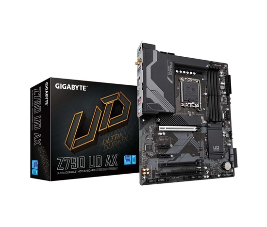 GIGABYTE MB Sc LGA1700 Z790 UD AX, Intel Z790, 4xDDR5, 1xDP, 1xHDMI, WI-FI