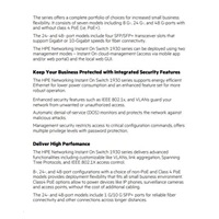 HPE Networking Instant On Switch 8p Gigabit 2p SFP 1930 (JL680A)