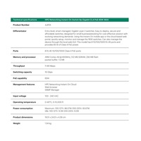 HPE Networking Instant On Switch 8p Gigabit CL4 PoE 65W 1830 (JL811A)