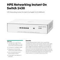 HPE Networking Instant On Switch 5p Gigabit 1430  (R8R44A)