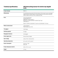 HPE Networking Instant On Switch 16p Gigabit 1430 (R8R47A)