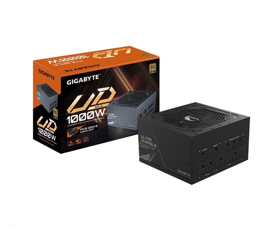 GIGABYTE zdroj UD1000GM PG5 Rev.2.0, 1000W, 80+ Gold, 120mm fan