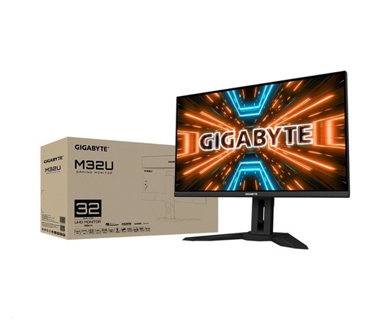 BAZAR GIGABYTE LCD - 31.5" Gaming monitor M32U UHD, 3840 x 2160, 144Hz, 1000:1, 350cd/m2, 1ms, 2xHDMI 2.1, výměna LCD