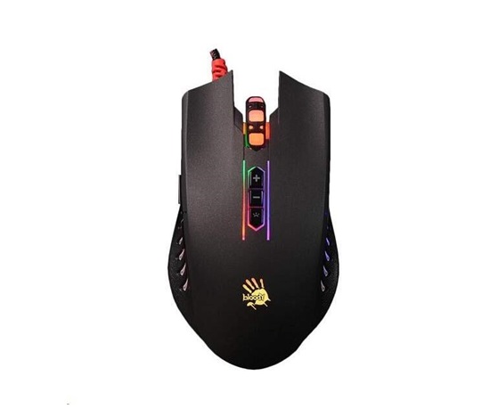 A4tech herní myš BLOODY Q81, 3200DPI, USB, RGB, černá
