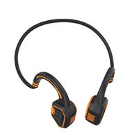 EVOLVEO bezdrátová sluchátka BoneSwim MP3 16GB, na lícní kosti, oranžová