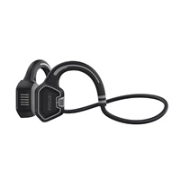 EVOLVEO bezdrátová sluchátka BoneSwim MP3 16GB, na lícní kosti, šedá